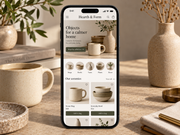 Illustrative responsive mobile store design